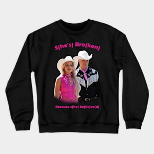 Barbie and Ken Sarcasm Crewneck Sweatshirt